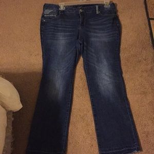 Boot cut jeans